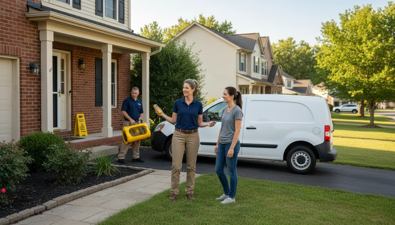 Water restoration image for Water Damage & Restoration Services in Temple Hills, MD